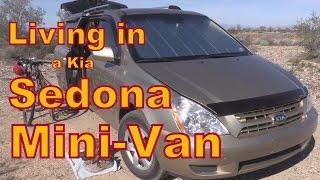 Van Tour of Nomad Living in a Kia Sedona Minivan