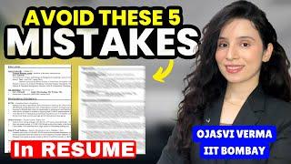 How I Got 10X More Interviews By Fixing These Resume Errors |Resume Template in 2024