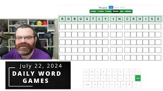 Phrazle and other Daily Wordle-like games! - July 22, 2024