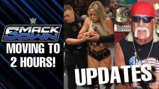 SMACKDOWN MOVING TO 2 HOURS! LIV MORGAN SERIOUS INJURY UPDATE! HULK HOGAN! WWE NEWS