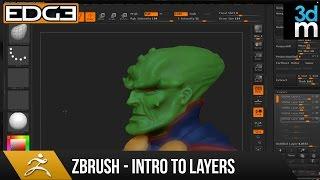 Zbrush Tutorial - Introduction to Layers by 3dmotiveHD