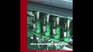Mirror polishing production line of stainless steel sheet