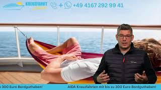 AIDA Kreuzfahrten mit bis zu 300 EURO BORDGUTHABEN!