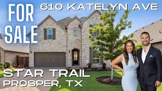 STAR TRAIL PROSPER TX LUXURY HOME FOR SALE | 4 BED | 3.5 BATH | 3381 SF | HOME TOUR