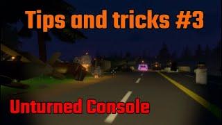 Unturned Console Tips & Tricks #3 - Type on signs, bulletproof cars, etc.