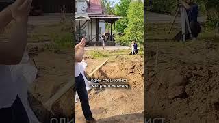 Установка композитного бассейна #бассейн