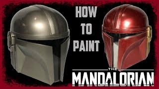 How to Paint a Mandalorian Helmet - A Guide to Painting and Finishing