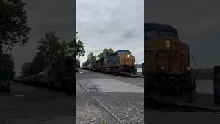 #csx B789 Southbound with Locomotives #782 and YN2 #296 at MP-72.4, 400 Axles; 8/31/2024