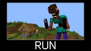 Compilation Scary Moments part 57 - Wait What meme in minecraft