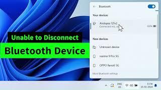 Unable to Remove/Disconnect Bluetooth Device | Remove Failed |  {Easy Bluetooth FIX} Windows 10/11