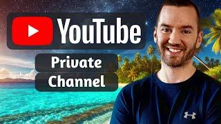 How To Make Your YouTube Channel Private (Hiding YouTube Channel Tutorial)