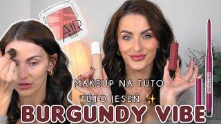 GRWM: BURGUNDY VÍNOVÉ ODTIENE! JESENNÝ MAKEUP NA KAŽDÝ DEŇ!