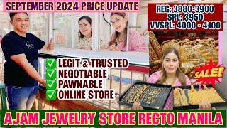 PRICELIST NG GOLD SA C.M RECTO "AJAM JEWELRY STORE" Trendy & Affordable 100% LEGIT *MUST WATCH* 2024