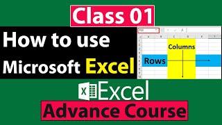 How to use Microsoft Excel in urdu - Class No 1