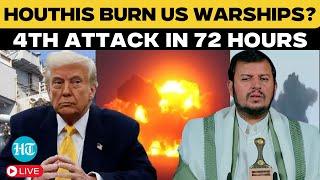 US Houthi War Live | Clashes Intensify Between U.S. and Houthi Rebels | Yemen | Iran | Red Sea