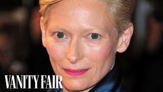 Tilda Swinton - The Secrets to Her Unique Fashion & Style on Vanity Fair Hollywood Style Star