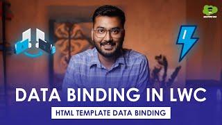 What Is Data Binding In Lightning Web Components ( LWC ) | HTML Template Data Binding | #lwc