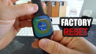 How To Hard Reset Apple Watch Series 10 - Factory Reset