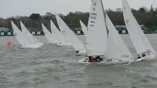 Bembridge Illusions - Flying Dutchman Trophy 2024 - Start of Race 3  - Saturday 6th April