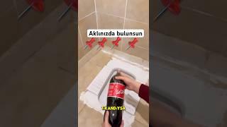 Kolanın tuvaleti de actigini biliyor muydunuz‼️  #kola #temizlik #keşfet #youtube #temizlikvlog