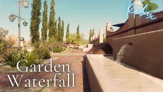 Relaxing Garden Waterfal Ambiance, Relax, Study, Meditate, Sleep Aid