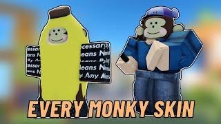 EVERY MONKEY SKIN IN ARSENAL! (Roblox Arsenal)