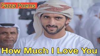 How Much I Love You | Sheikh Hamdan poetry | English fazza poems | Heart Touching poems