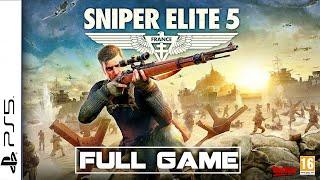 SNIPER ELITE 5-Full PS5 Gameplay Walkthrough | FULL GAME (PS5 Longplay)