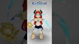 Chibi Doll Girl Fits but GENSHIN IMPACT (Sumeru) #roblox #robloxoutfits