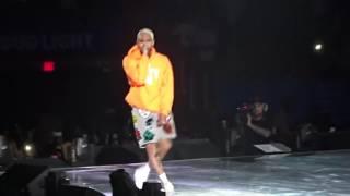 Chris Brown performs Deuces Live Party Tour 2017