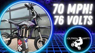 This Should Not Be Legal! 70 MPH Razor-  76 Volts Of Power In a Kids "Toy!"