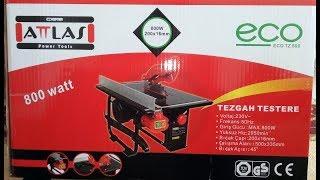 ATLAS TEZGAH TESTERE (ECO TZ 800) 800WATT (A101 de SATILAN) TABLE SAW