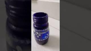 Painting on glass jar # Craft done by me