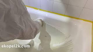 EKOPEL 2K - ODOURLESS!! Bathtub resurfacing coating. Ideal for bathtub makeover.