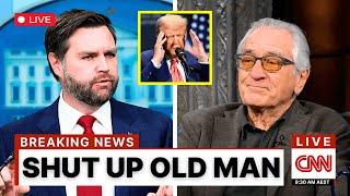 Robert De Niro BOLDLY CONFRONTED JD Vance & Trump On LIVE TV