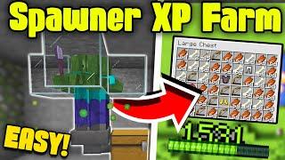 Easiest Skeleton/Zombie Spawner XP Farm in Minecraft 1.21+ | Java & Bedrock Edition