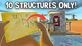 I Built A 10 Structure 1x1 Triangle Base Design! - Tribals Survival