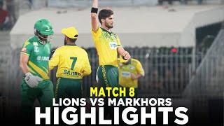 Full Highlights | UMT Markhors vs Nurpur Lions | Match 8 | Bahria Town Champions Cup 2024 | M9A1K