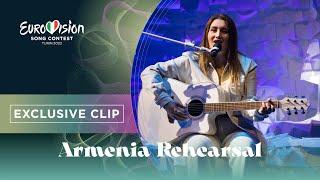 Rosa Linn - Snap - Exclusive Rehearsal Clip - Armenia  - Eurovision 2022