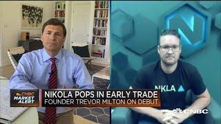 Nikola executive chairman Trevor Milton on the company's public debut