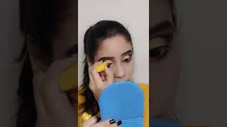 Yellow makeup look#shorts #youtubeshorts #makeup