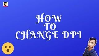 How change dpi of images step by step by step