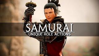 FINAL FANTASY XIV: Unique Role Actions for Samurai