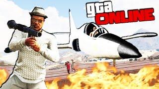 GTA 5 Online (ЭПИК + УГАР) - РПГ VS САМОЛЕТЫ ! #108