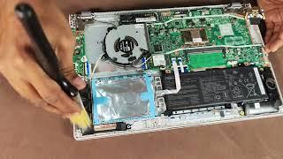 ASUS X509 - disassembly and upgrade options