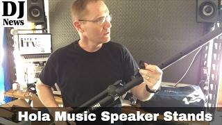 Hola Music inexpensive Speaker Stands For Back Up Or Beginner DJs | Disc Jockey News