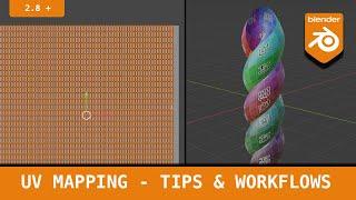 Uv Mapping Blender tips and workflows - follow active quads - lightmap pack - pack islands