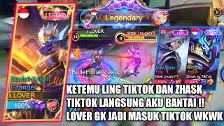 GRANGER LEGENDS VS LING TIKTOK DAN ZHASK TIKTOK, LANGSUNG PAKAI MODE SERIUS - MOBILE LEGENDS