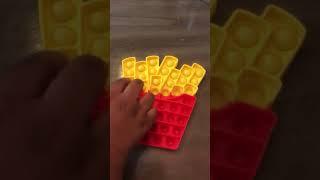 McDonald’s French Fries POP IT FIDGET TOY ASMR Sounds #shorts