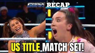 Women's United States title semi-final matches | WWE Smackdown 12/13/24 recap